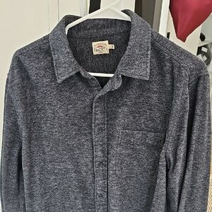 Faherty Men's Gray Shirt